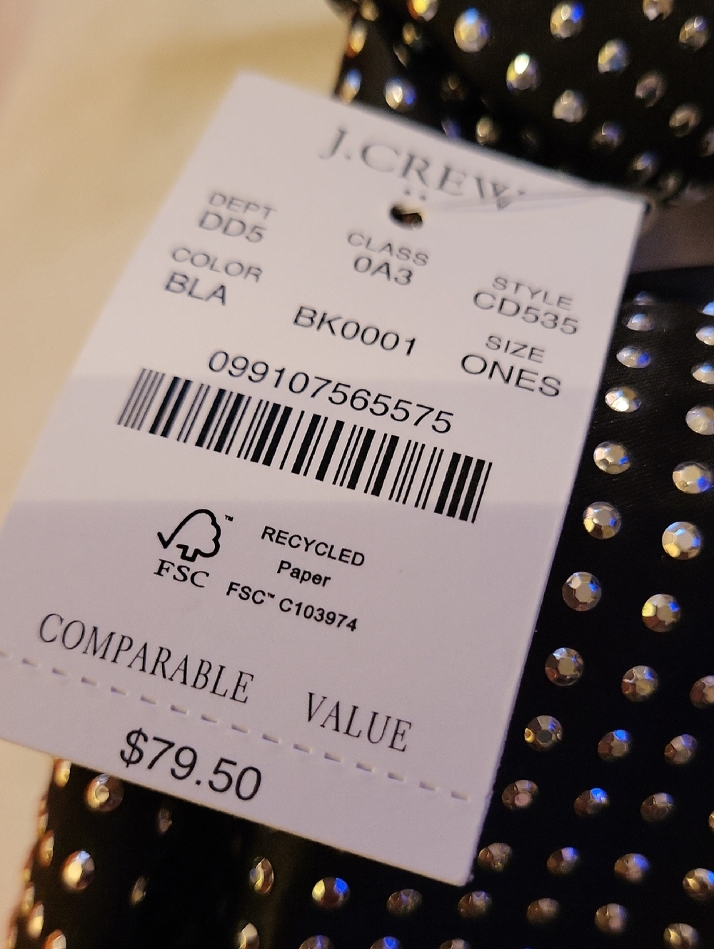 J. CREW Studded Black Evening Shoulder Bag BNWT HL M - Picture 3 of 4